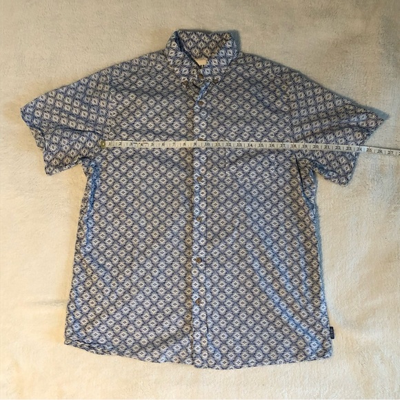 ROWM Short Sleeve Button Down, Size Large - Picture 4 of 7